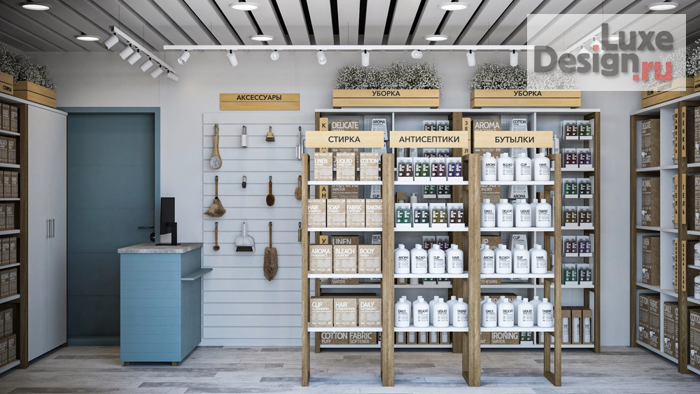 Дизайн интерьера торгового комплекса "Дизайн павильона в Москве FLEXFRESH " (фото 3) от дизайнера Зырянова Юлия Коммерческие интерьеры для бизнеса Дизайн интерьера торгового комплекса "Дизайн павильона в Москве FLEXFRESH " (фото 3)