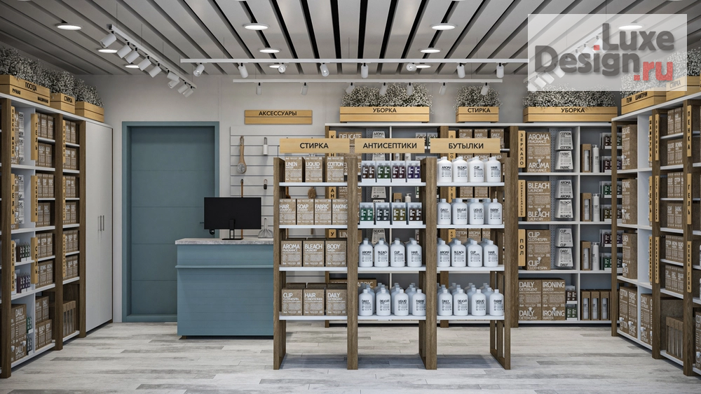 Дизайн интерьера торгового комплекса "Дизайн павильона в Москве FLEXFRESH " (фото 4) от дизайнера Зырянова Юлия Коммерческие интерьеры для бизнеса Дизайн интерьера торгового комплекса "Дизайн павильона в Москве FLEXFRESH " (фото 4)