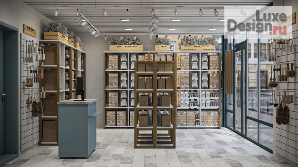 Дизайн интерьера торгового комплекса "Дизайн павильона в Москве FLEXFRESH " (фото 6) от дизайнера Зырянова Юлия Коммерческие интерьеры для бизнеса Дизайн интерьера торгового комплекса "Дизайн павильона в Москве FLEXFRESH " (фото 6)