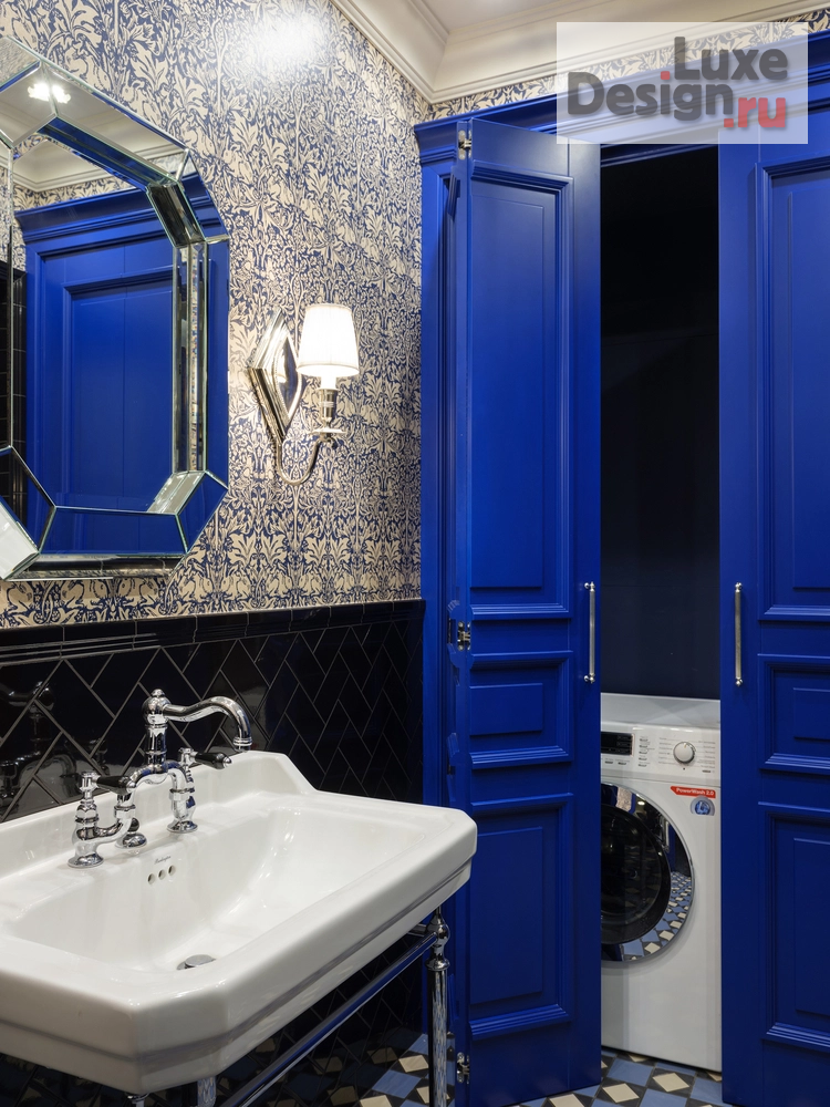 Дизайн интерьера двухкомнатной квартиры "Квартира на Таганке - английская классика" (фото 10)