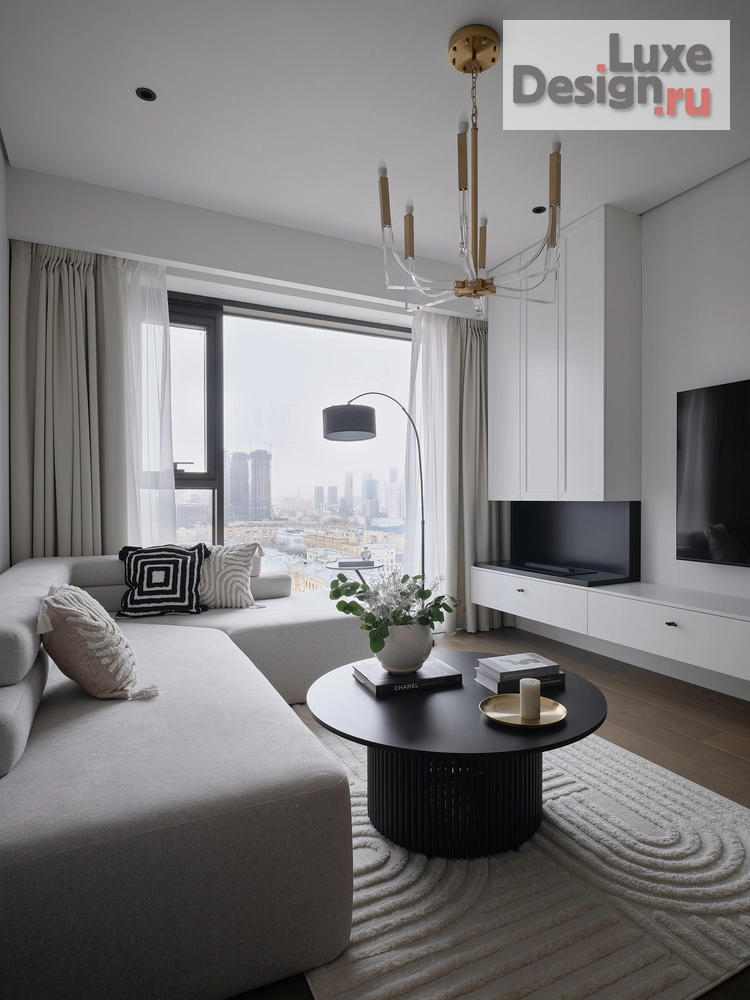 Дизайн интерьера апартаментов "Поклонная" (фото 4)