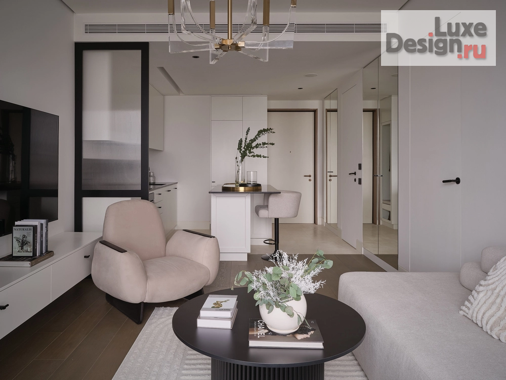 Дизайн интерьера апартаментов "Поклонная" (фото 6)