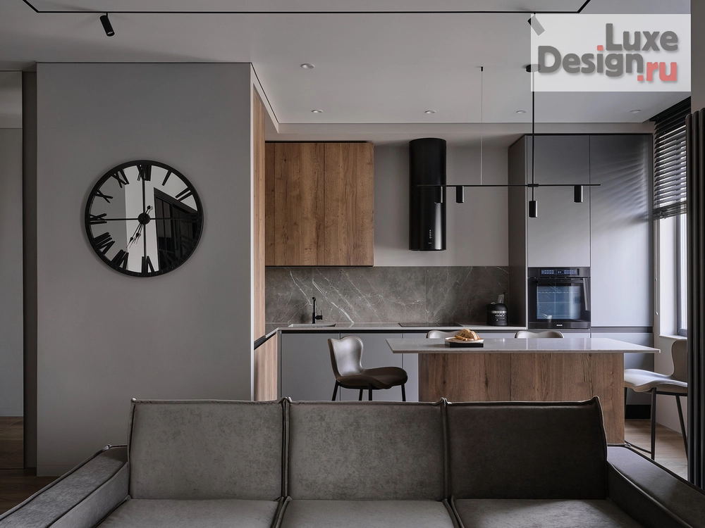 Дизайн интерьера квартиры студии "Береговой" (фото 1)