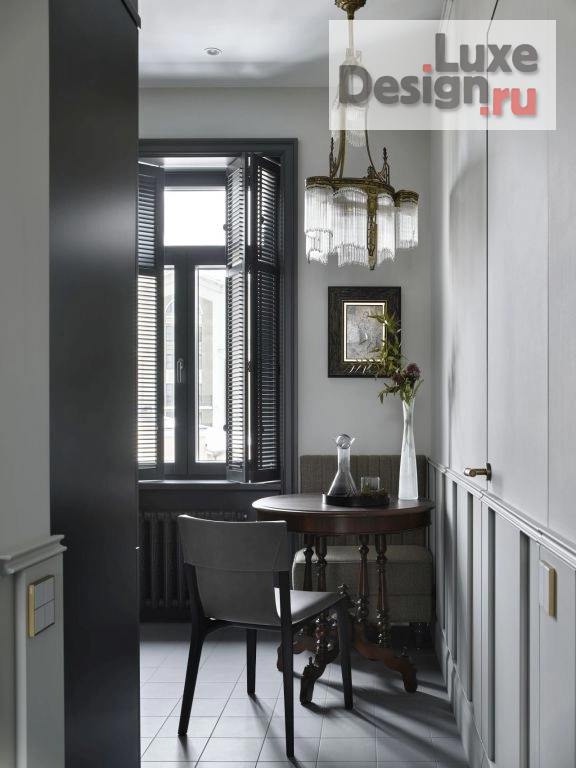 Дизайн интерьера трехкомнатной квартиры "Квартира на Полянке: микс скандинавского стиля с английской классикой" (фото 11)