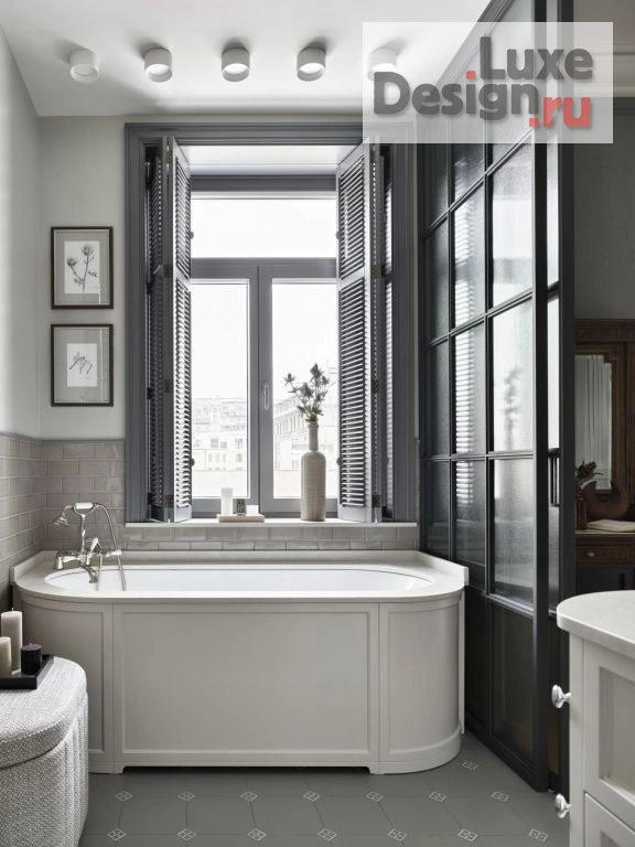 Дизайн интерьера трехкомнатной квартиры "Квартира на Полянке: микс скандинавского стиля с английской классикой" (фото 18)