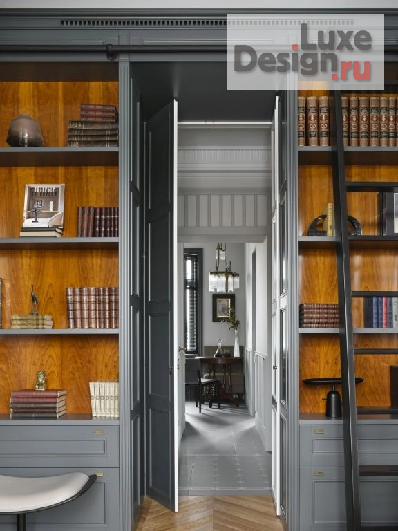 Дизайн интерьера трехкомнатной квартиры "Квартира на Полянке: микс скандинавского стиля с английской классикой" (фото 4)