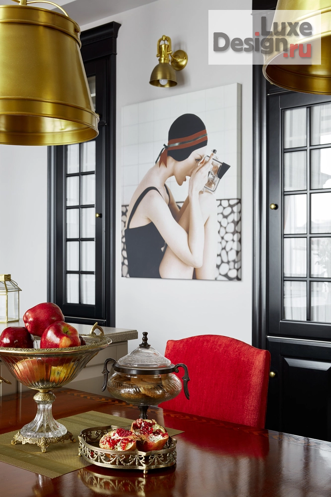 Дизайн интерьера четырехкомнатной квартиры "Американская неоклассика в квартире в Санкт-Петербурге" (фото 5)