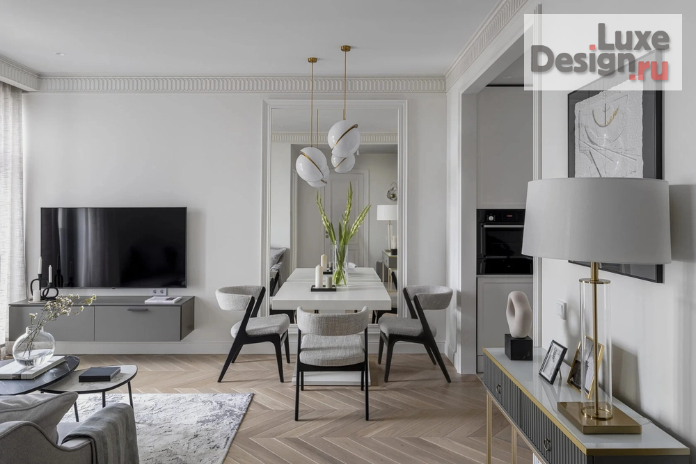 Дизайн интерьера однокомнатной квартиры "Spires" (фото 2)