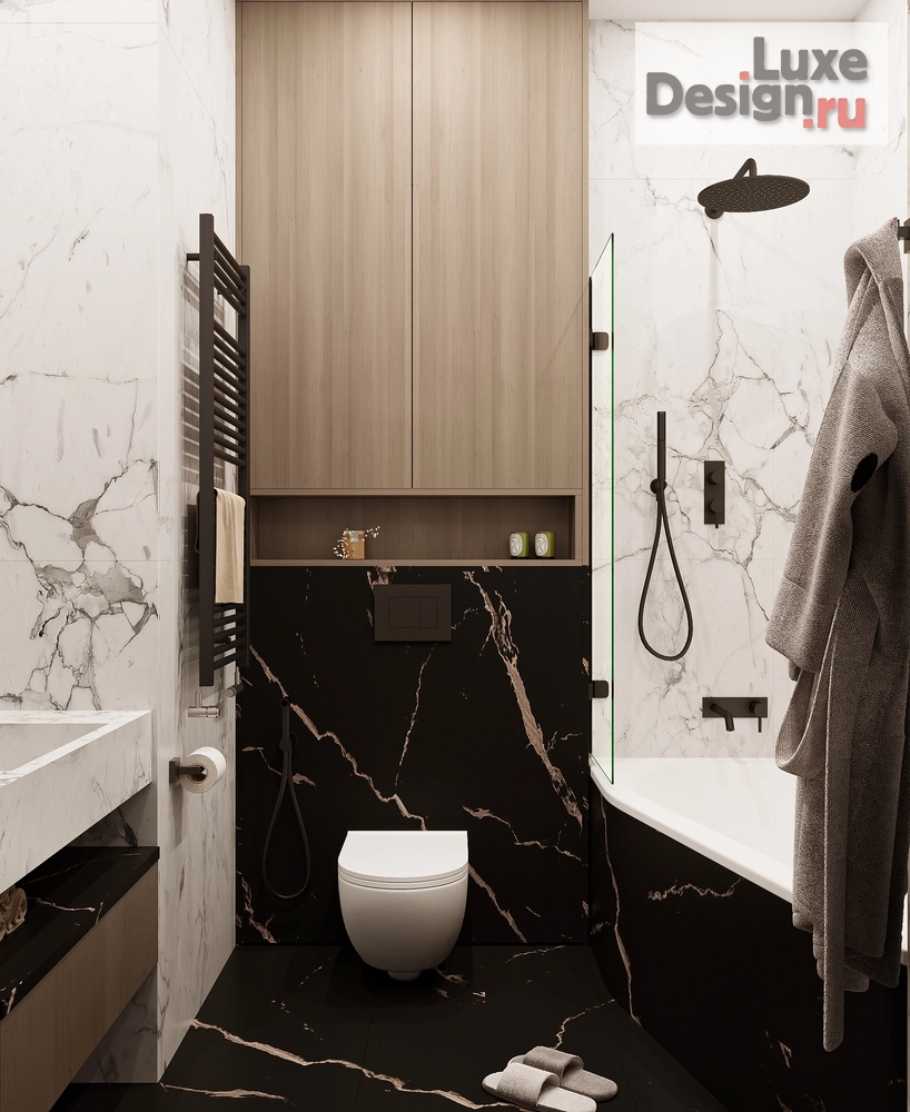 Дизайн интерьера двухкомнатной квартиры "WELTON GOLD" (фото 11)