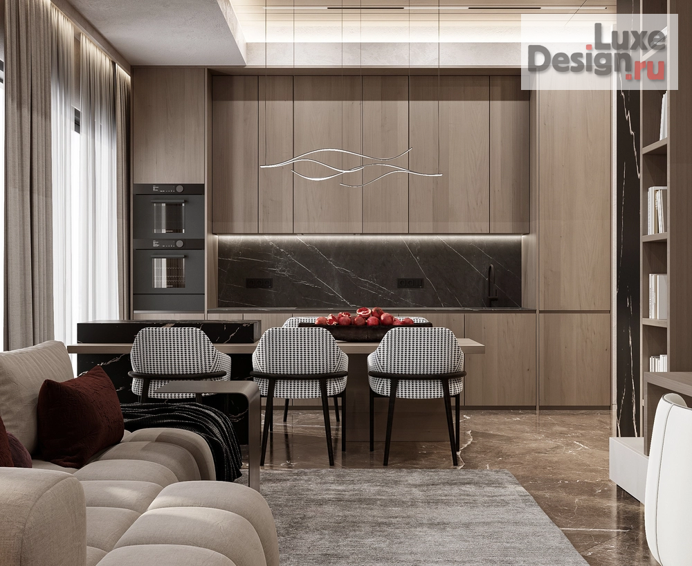 Дизайн интерьера двухкомнатной квартиры "WELTON GOLD" (фото 3)