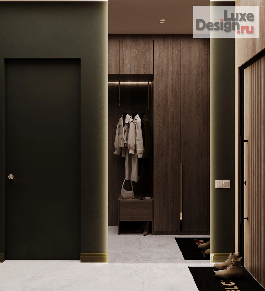 Дизайн интерьера однокомнатной квартиры "ЖК ЛЕСОБЕРЕЖНЫЙ" (фото 12)