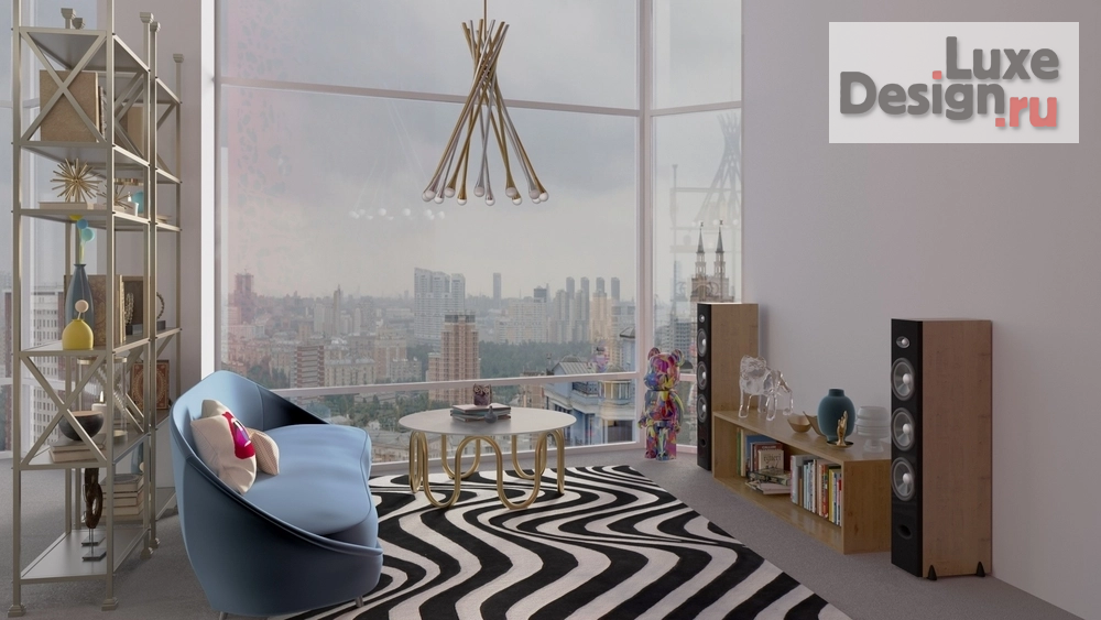 Дизайн интерьера двухкомнатной квартиры "Famous" (фото 3)