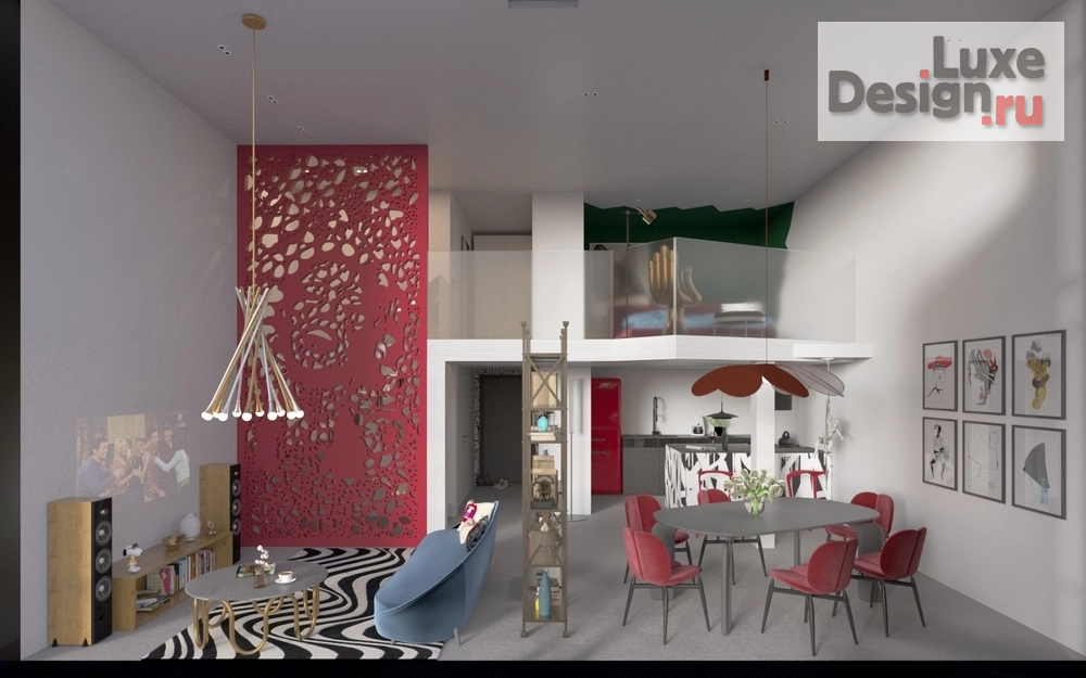 Дизайн интерьера двухкомнатной квартиры "Famous" (фото 5)