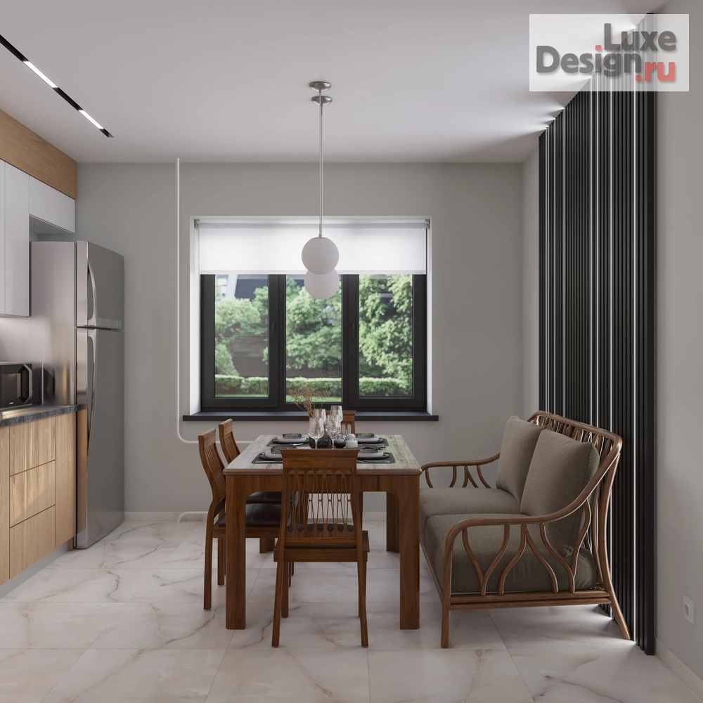 Дизайн интерьера коттеджа "Гармония стиля: идеальный баланс элегантности в дизайне коттеджа" (фото 8)