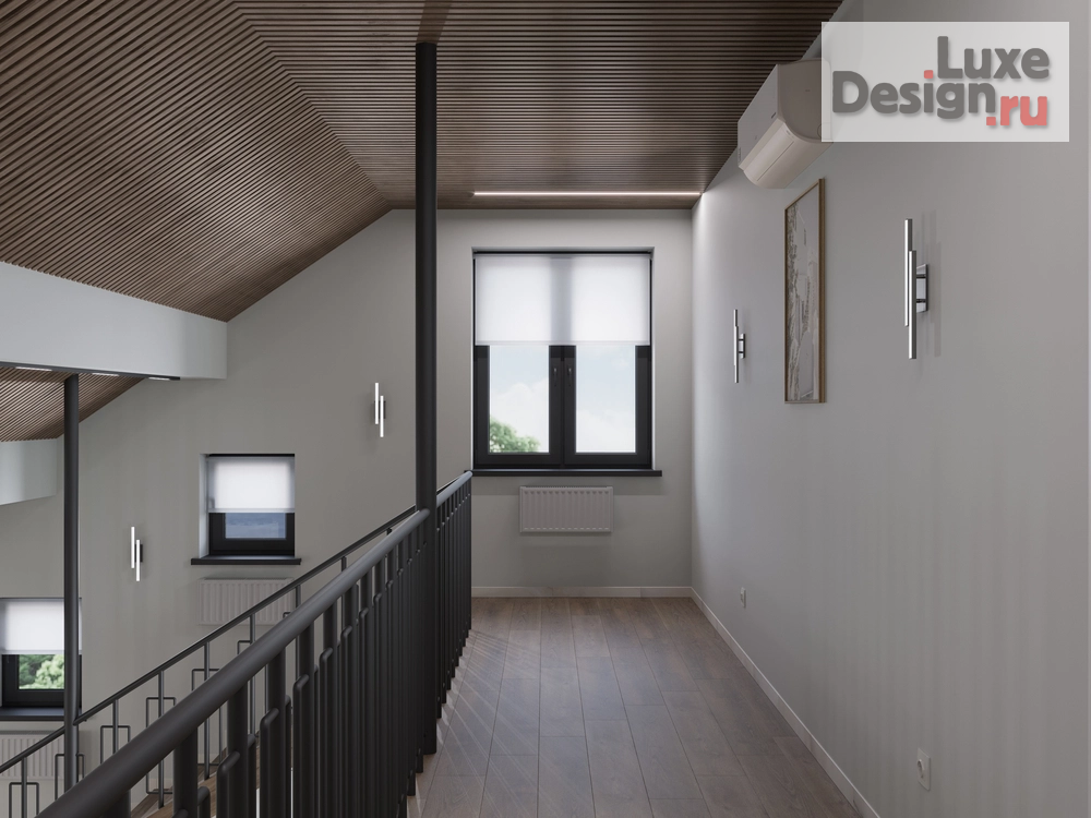 Дизайн интерьера коттеджа "Гармония стиля: идеальный баланс элегантности в дизайне коттеджа" (фото 9)