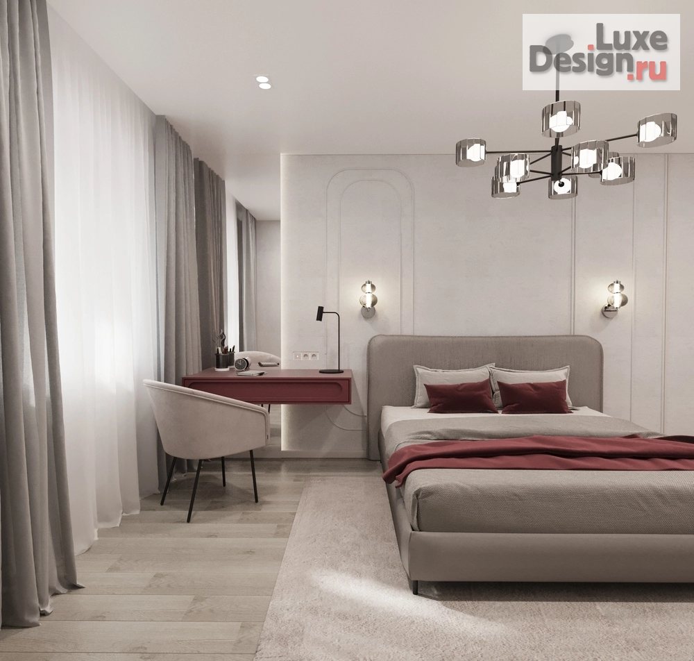 Дизайн интерьера двухкомнатной квартиры "Современная классика " (фото 7)