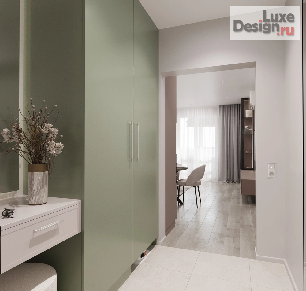 Дизайн интерьера двухкомнатной квартиры "Современная классика " (фото 1)
