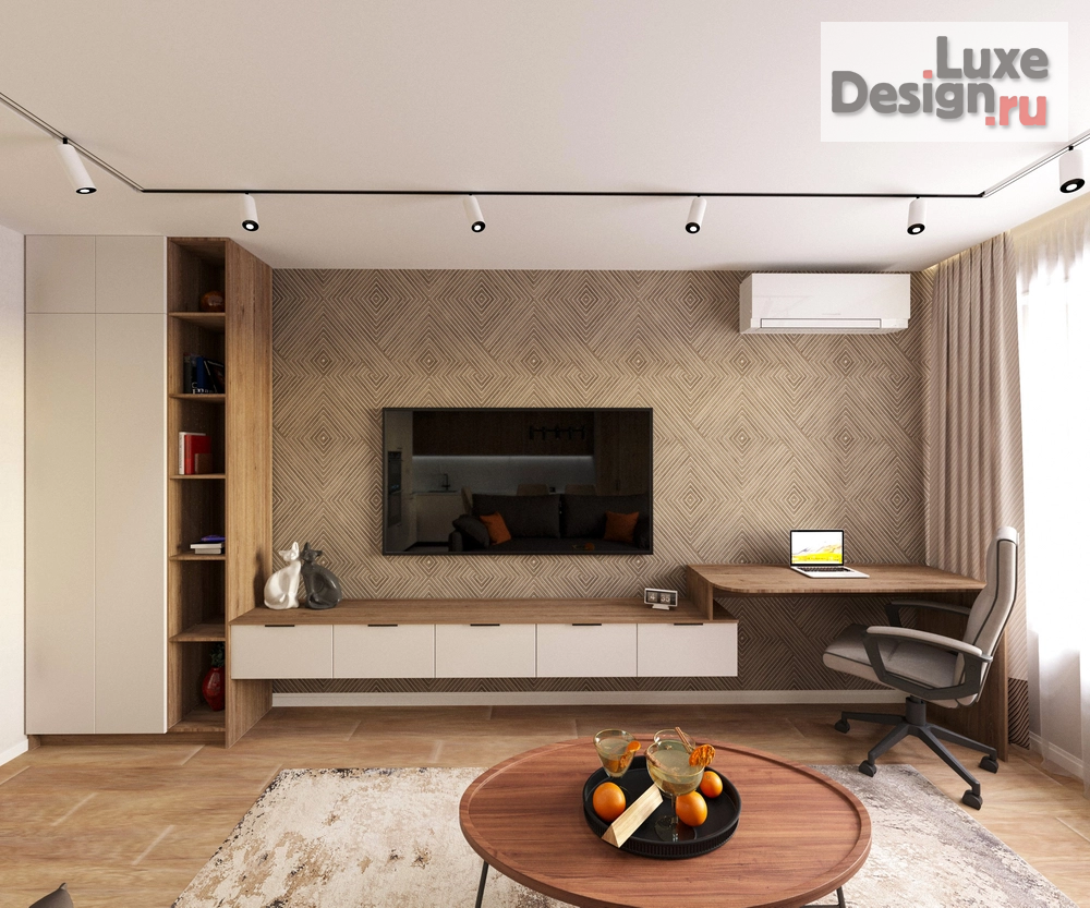 Дизайн интерьера трехкомнатной квартиры "ЖК "Родные просторы"" (фото 1)