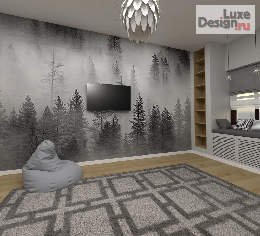 Дизайн интерьера загородного дома "Дом в коттеджном поселке Новорижский " (фото 3) от дизайнера Леонова Ирина Leone`s Design Дизайн интерьера загородного дома "Дом в коттеджном поселке Новорижский " (фото 3)