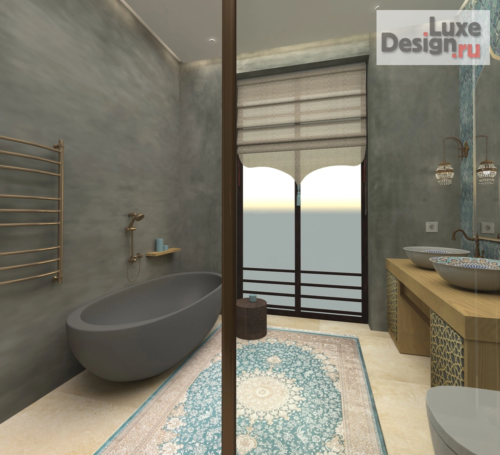 Дизайн интерьера загородного дома "Дом в коттеджном поселке Новорижский " (фото 11) от дизайнера Леонова Ирина Leone`s Design Дизайн интерьера загородного дома "Дом в коттеджном поселке Новорижский " (фото 11)