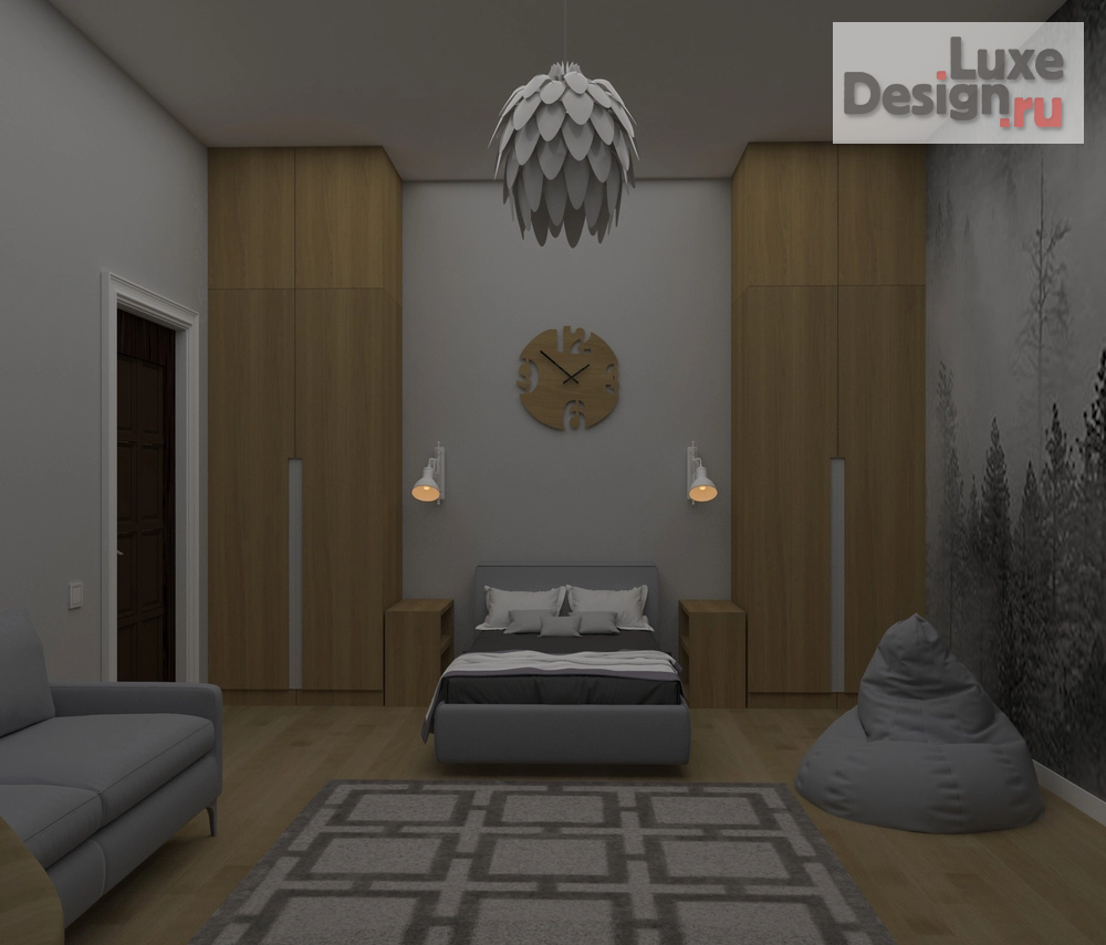 Дизайн интерьера загородного дома "Дом в коттеджном поселке Новорижский " (фото 4) от дизайнера Леонова Ирина Leone`s Design Дизайн интерьера загородного дома "Дом в коттеджном поселке Новорижский " (фото 4)