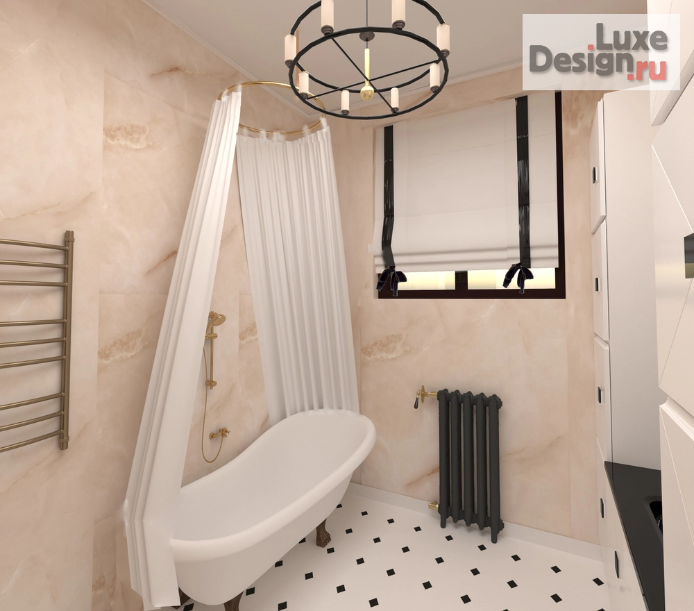 Дизайн интерьера загородного дома "Дом в коттеджном поселке Новорижский " (фото 8) от дизайнера Леонова Ирина Leone`s Design Дизайн интерьера загородного дома "Дом в коттеджном поселке Новорижский " (фото 8)