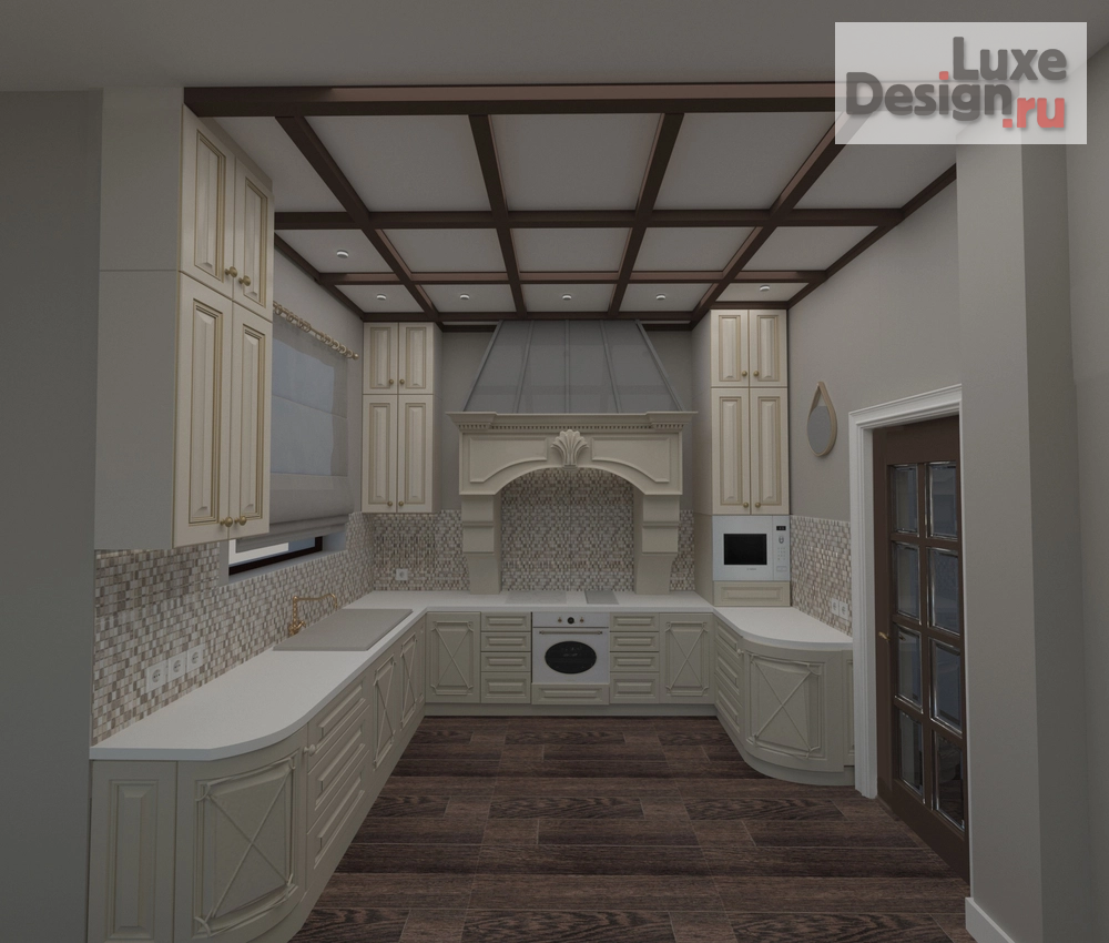 Дизайн интерьера загородного дома "Дом в коттеджном поселке Новорижский " (фото 7) от дизайнера Леонова Ирина Leone`s Design Дизайн интерьера загородного дома "Дом в коттеджном поселке Новорижский " (фото 7)