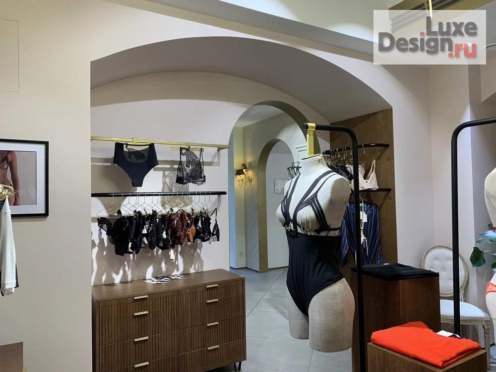 Дизайн интерьера бутика "Интерьер корнера белья " (фото 4)