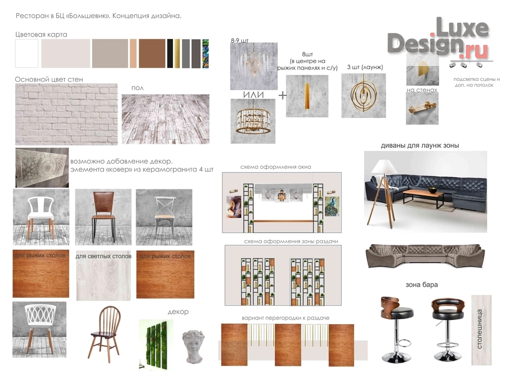 Дизайн интерьера ресторана "Интерьер ресторана-столовой в БЦ Большевик " (фото 11)