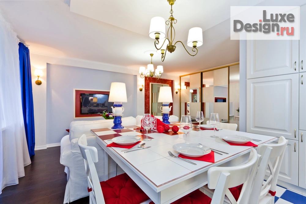 Дизайн интерьера квартиры студии "Ремонт и Дизайн интерьера Квартиры студии на 1 канале в телепередаче "Идеальный ремонт"" (фото 4)