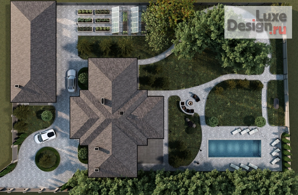 Ландшафтный дизайн "Приусадебный участок" (фото 1)