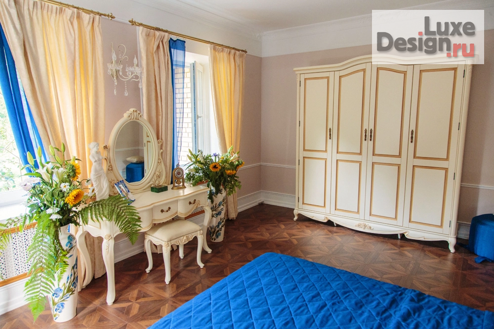 Дизайн интерьера спальни "Ремонт и Дизайн интерьера спальни для Актрисы Ольги Аросевой на 1 канале в телепередаче "Идеальный ремонт"" (фото 4)