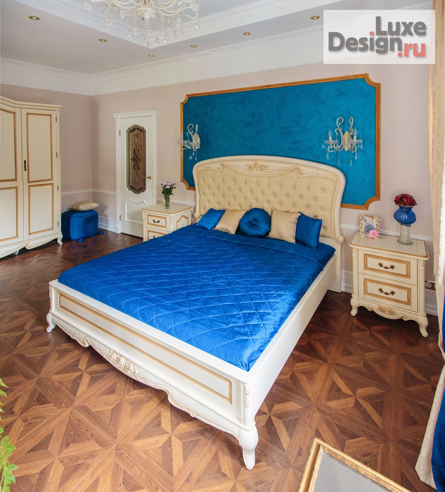 Дизайн интерьера спальни "Ремонт и Дизайн интерьера спальни для Актрисы Ольги Аросевой на 1 канале в телепередаче "Идеальный ремонт"" (фото 5)