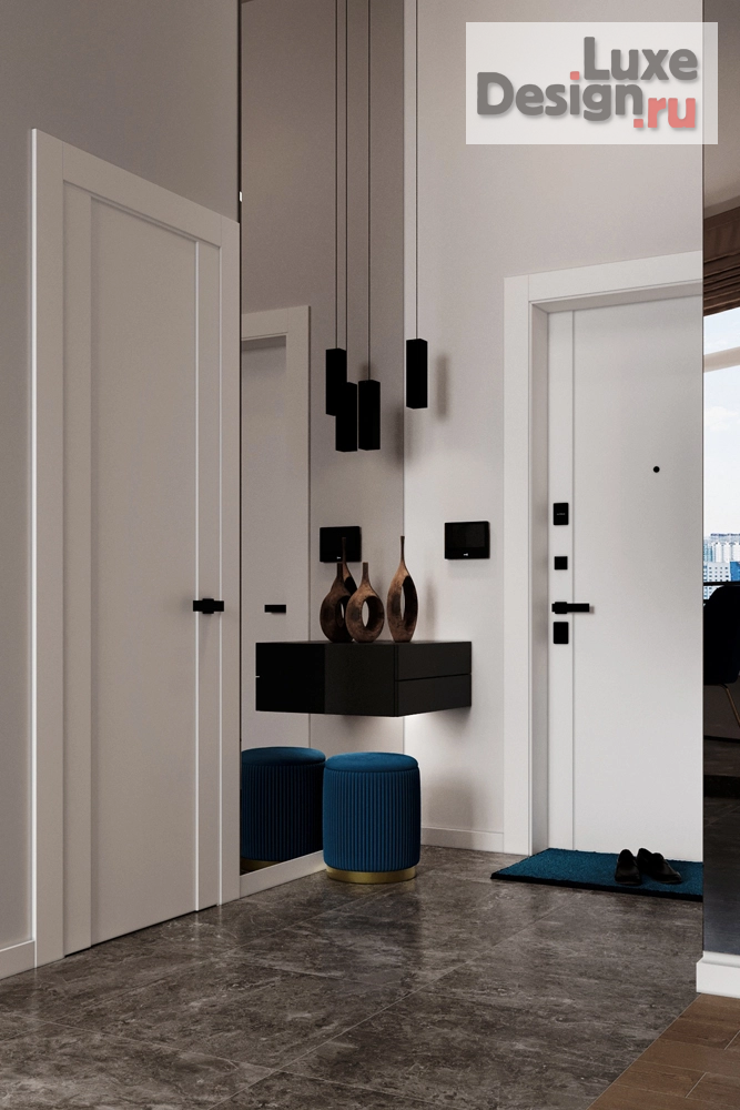 Дизайн интерьера двухкомнатной квартиры "Квартира в стиле минимализм" (фото 4)