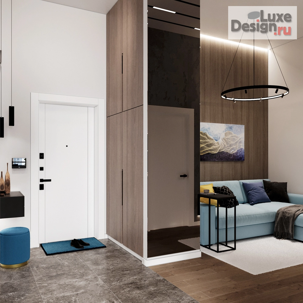 Дизайн интерьера двухкомнатной квартиры "Квартира в стиле минимализм" (фото 5)