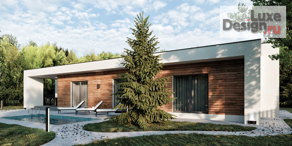 Частная архитектура "Загородный дом в стиле хай-тек" (фото 6)