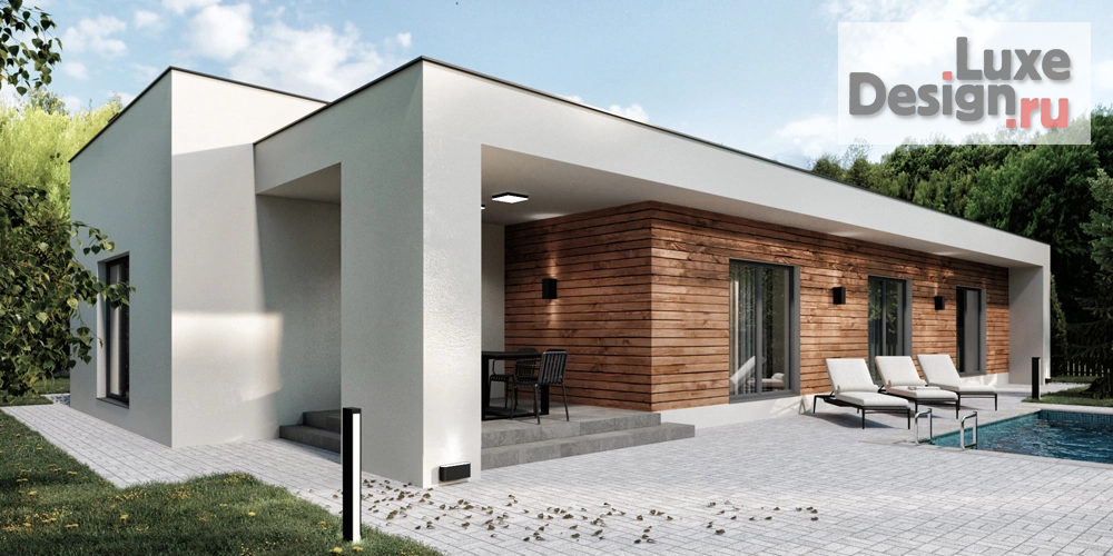 Частная архитектура "Загородный дом в стиле хай-тек" (фото 7)