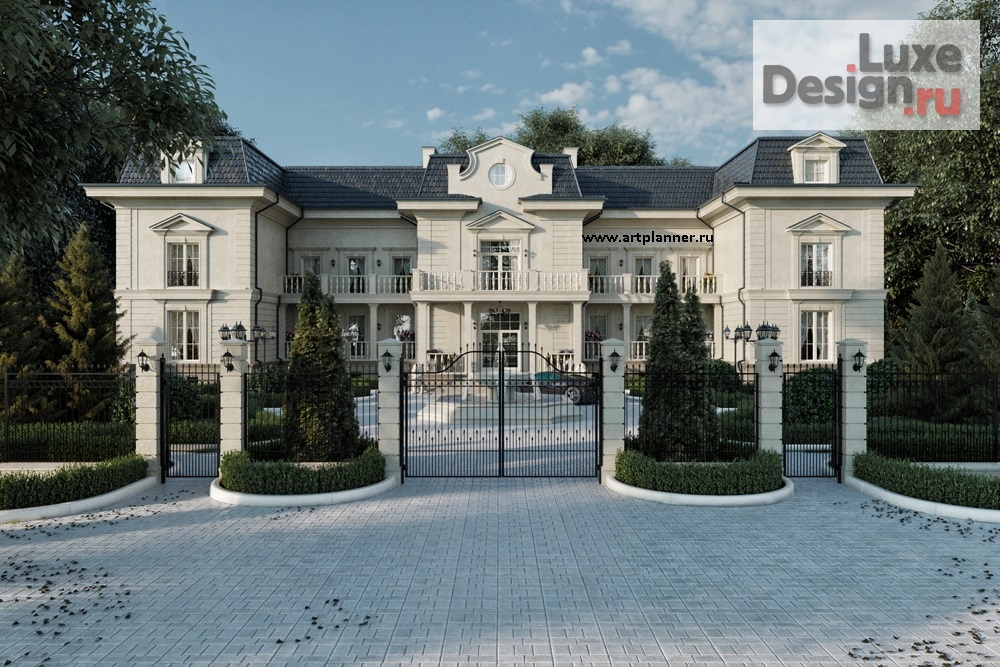 Частная архитектура "Загородный дом в классическом стиле" (фото 2)