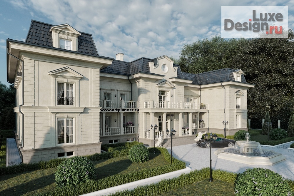 Частная архитектура "Загородный дом в классическом стиле" (фото 3)