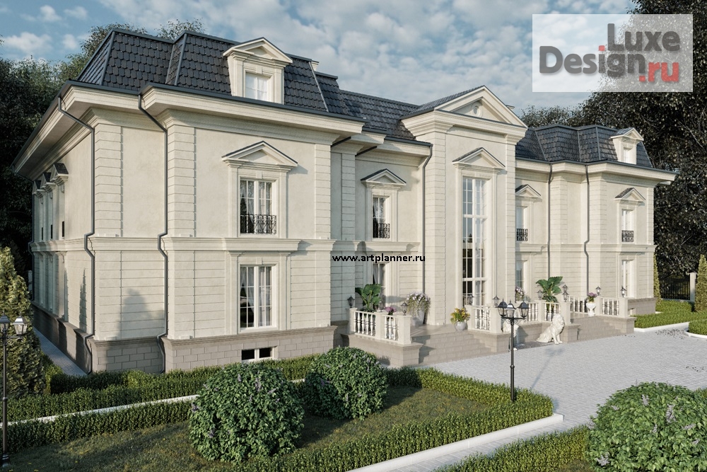 Частная архитектура "Загородный дом в классическом стиле" (фото 7)