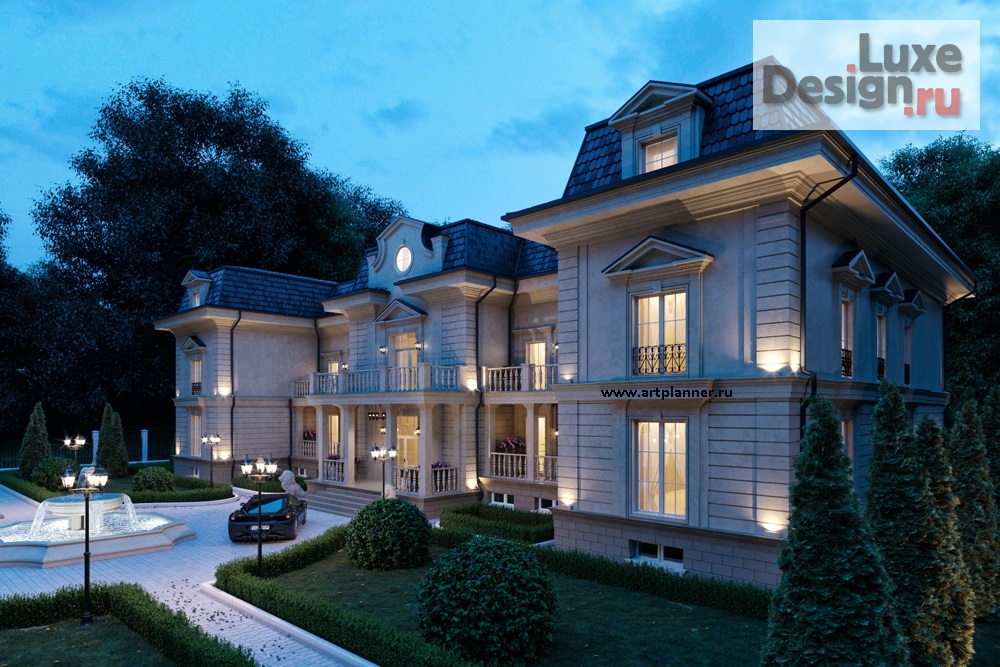 Частная архитектура "Загородный дом в классическом стиле" (фото 8)