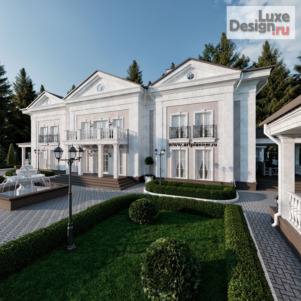 Частная архитектура "Загородный дом в классическом стиле" (фото 3)