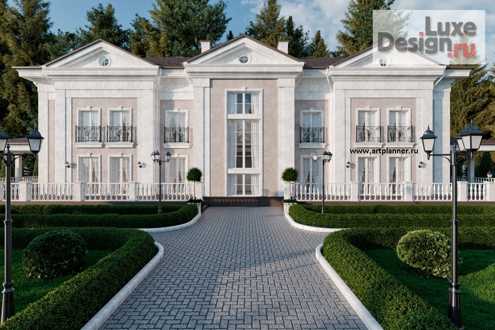 Частная архитектура "Загородный дом в классическом стиле" (фото 7)