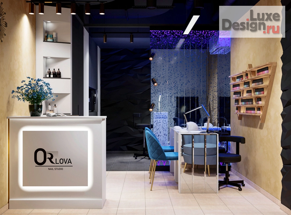 Дизайн интерьера салона красоты "Маникюрный салон в современном стиле" (фото 1)