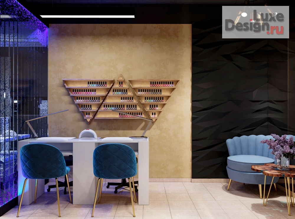 Дизайн интерьера салона красоты "Маникюрный салон в современном стиле" (фото 3)