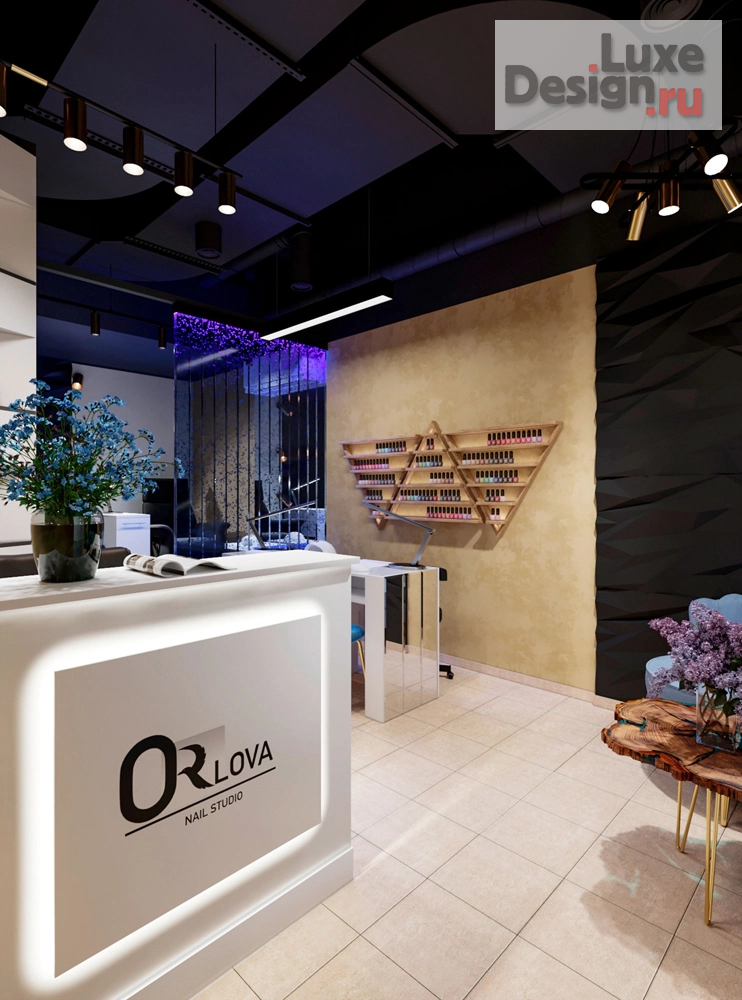 Дизайн интерьера салона красоты "Маникюрный салон в современном стиле" (фото 6)