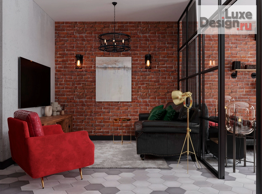 Дизайн интерьера квартиры "Квартира в стиле лофт" (фото 4)