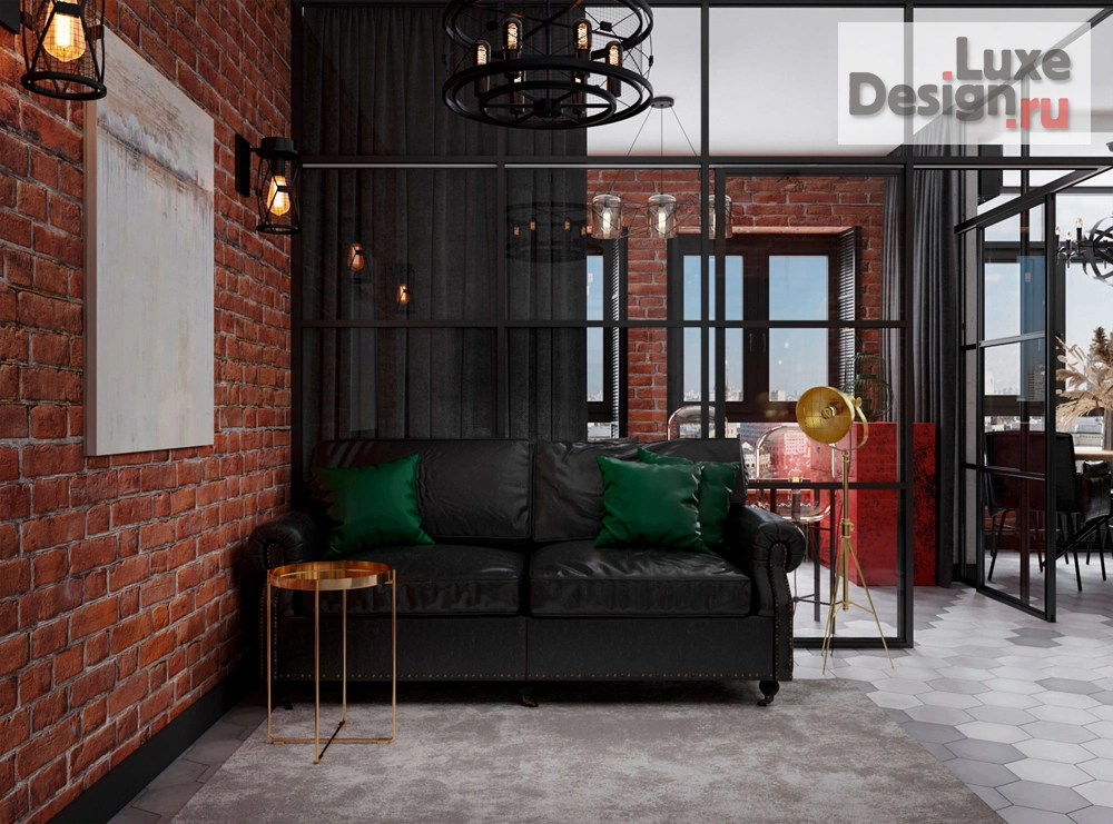 Дизайн интерьера квартиры "Квартира в стиле лофт" (фото 5)