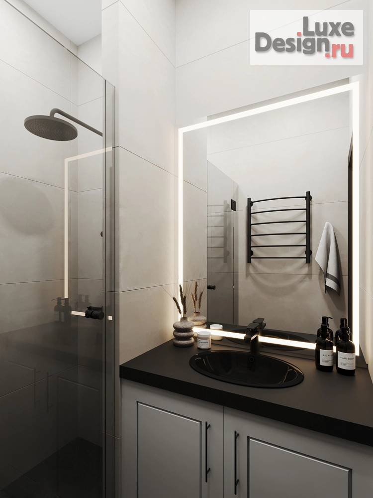 Дизайн интерьера трехкомнатной квартиры "Квартира в стиле современная классика" (фото 12)