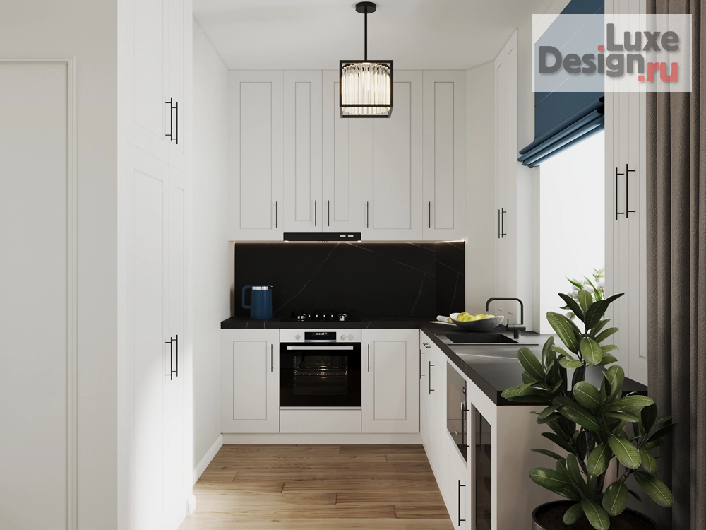 Дизайн интерьера трехкомнатной квартиры "Квартира в стиле современная классика" (фото 4)